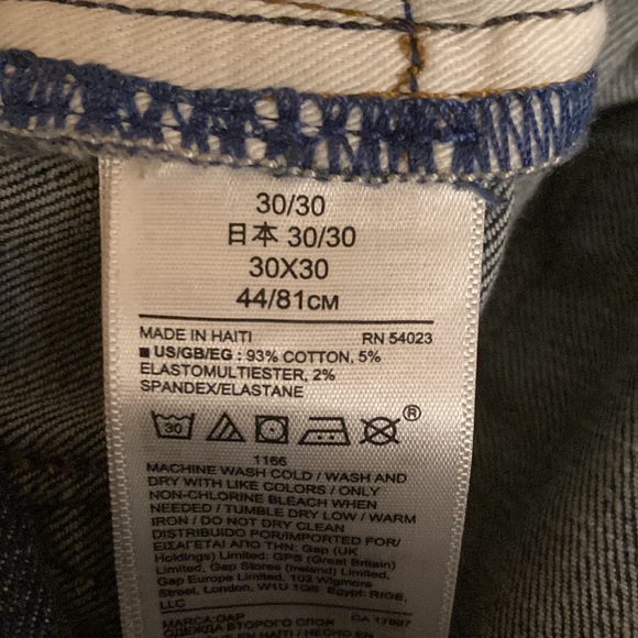 Men’s GAP Jeans 30x30 Athletic - Picture 4 of 4